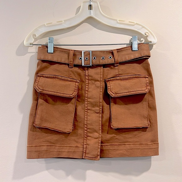 🔥LOVEGEN Brown Women's Skirt with Pockets🔥 - Picture 1 of 7